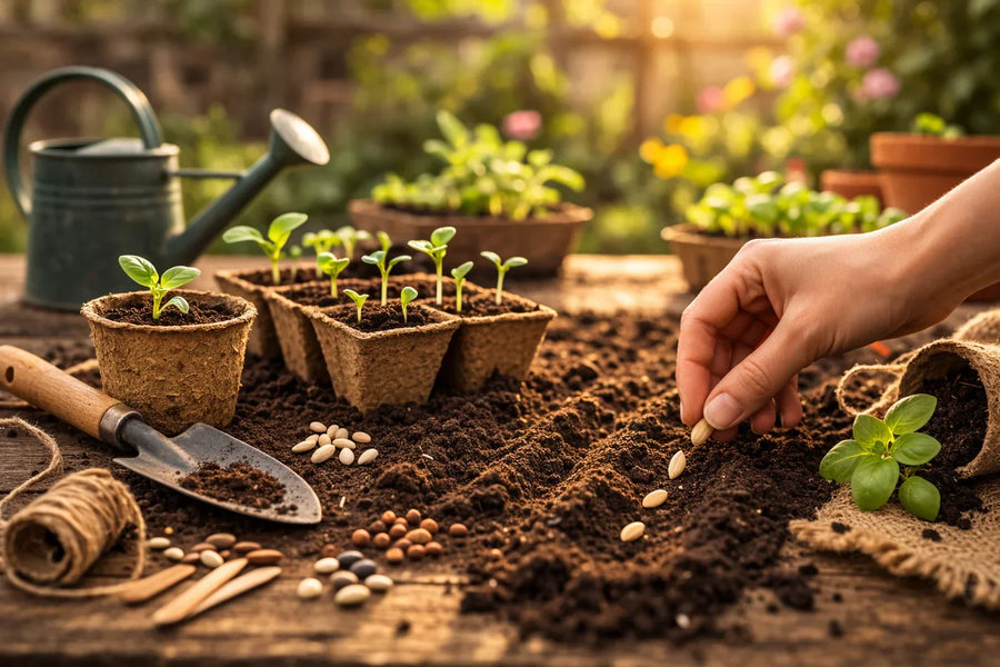 En nybörjarguide till att plantera frön